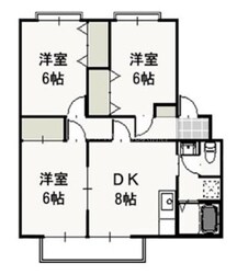 ピュアハイツ北方　Ⅱの物件間取画像